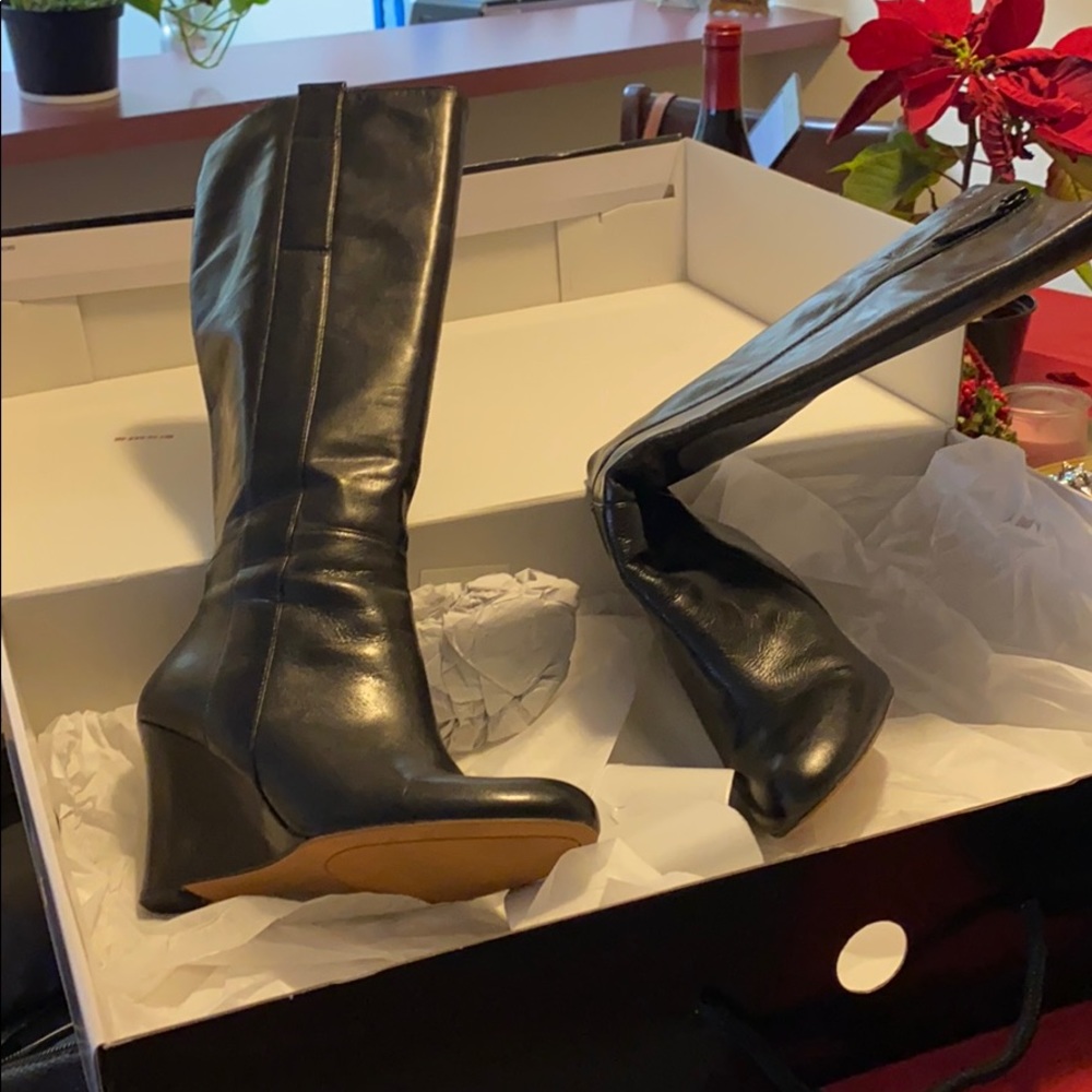 NINE WEST BLACK BOOTS